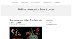 Desktop Screenshot of laboiteajouer.com